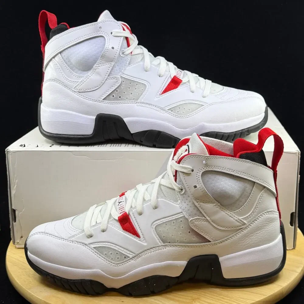 Air Jordan Jumpman Two Trey White Black Red Retro Shoes DO1925-160 Men Size 10.5